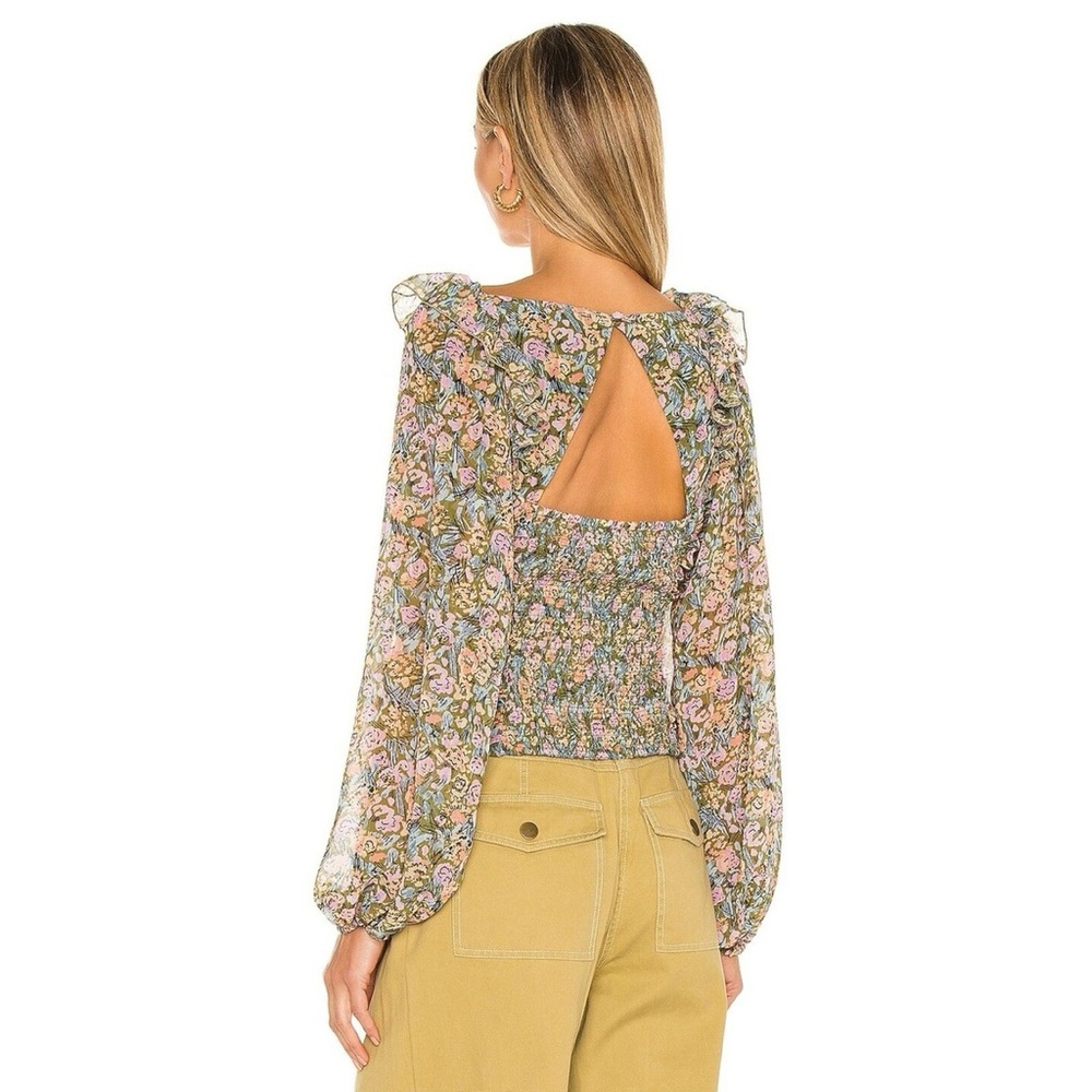 FREE PEOPLE Mabel Printed Blouse - Picture 3 of 12